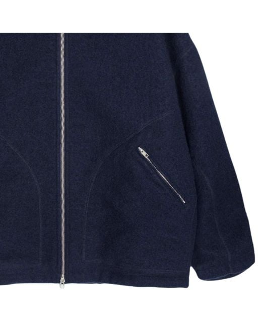 YMC Blue Aaron Zip Jacket for men