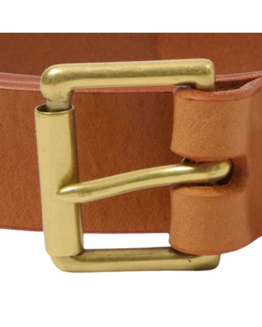 Barnes & Moore Brown Roller Belt for men
