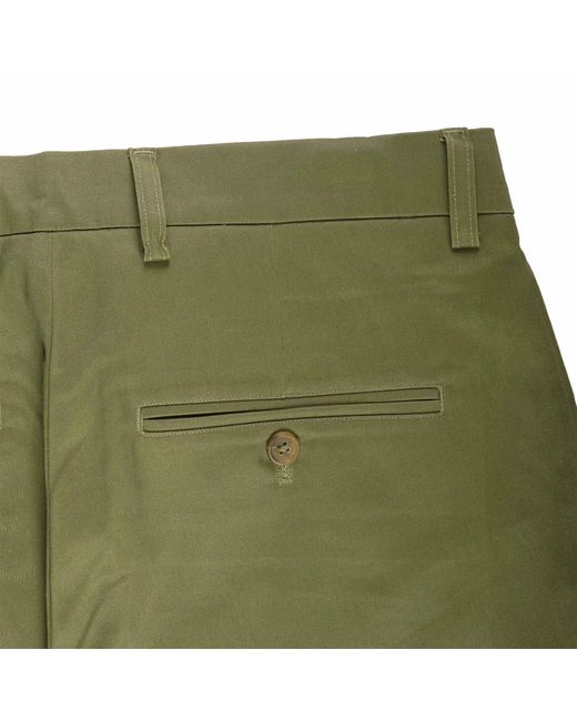 real hoxton Green Chino Shorts for men