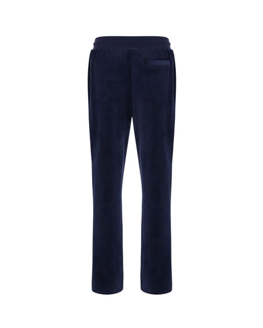 Fila Blue Velour Joggers for men