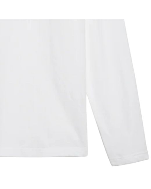 Merz B. Schwanen White 1950Sls Loopwheeled Classic Fit Lightweight Longsleeve for men