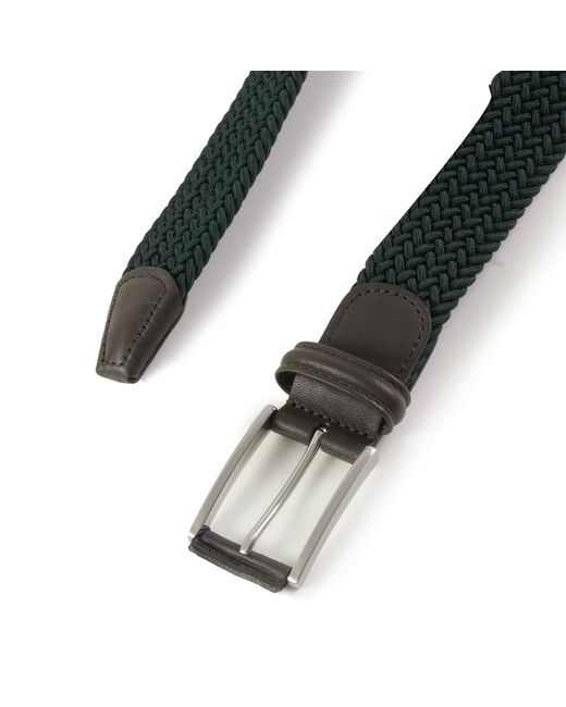 Andersons Black Woven Belt for men