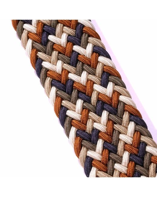 Andersons Pink Woven Belt for men