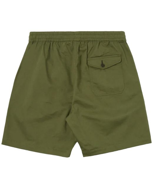 Universal Works Green Beach Shorts for men