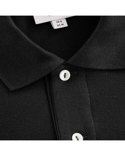 Lacoste Black Classic Pique Polo Shirt for men