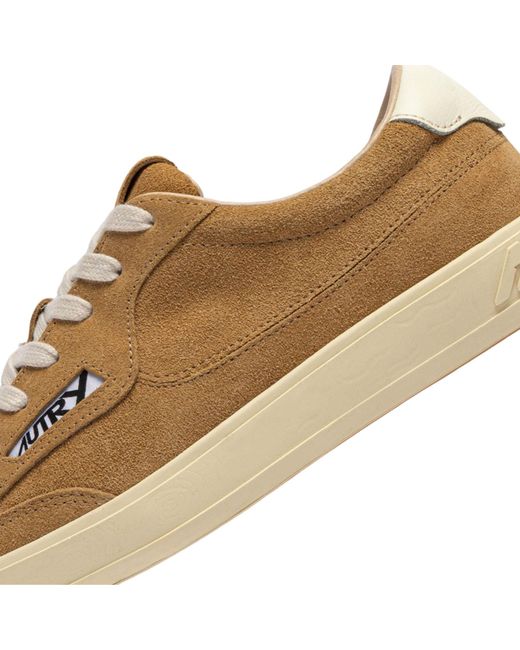 Autry Natural Windscape Low Suede Sneakers for men