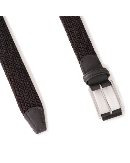 Andersons Black Woven Belt for men