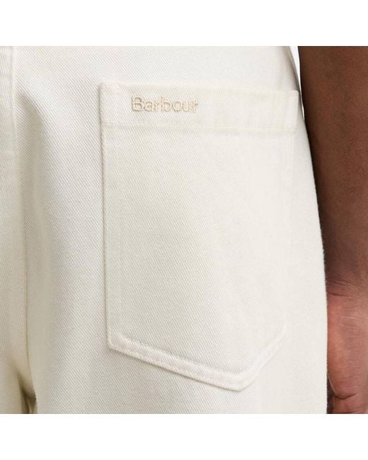 Barbour Natural Denim Jeans for men