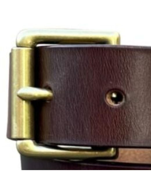 Barnes & Moore Brown Roller Belt for men
