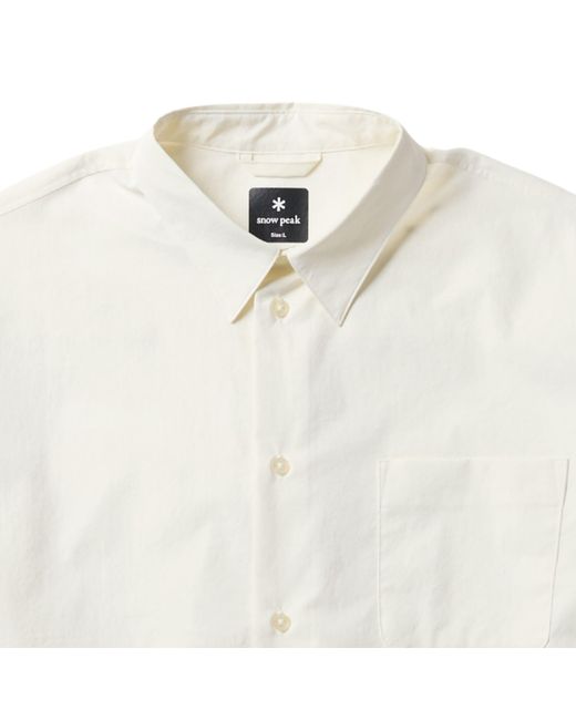 Snow Peak White Utility Shirt for men
