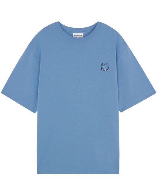 Maison Kitsuné Blue Bold Fox Head Oversized T-shirt for men