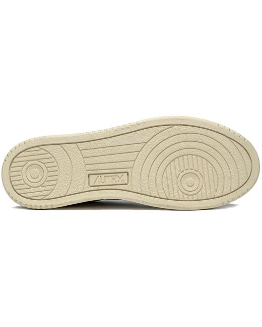 Autry White Medalist Low Sneaker for men