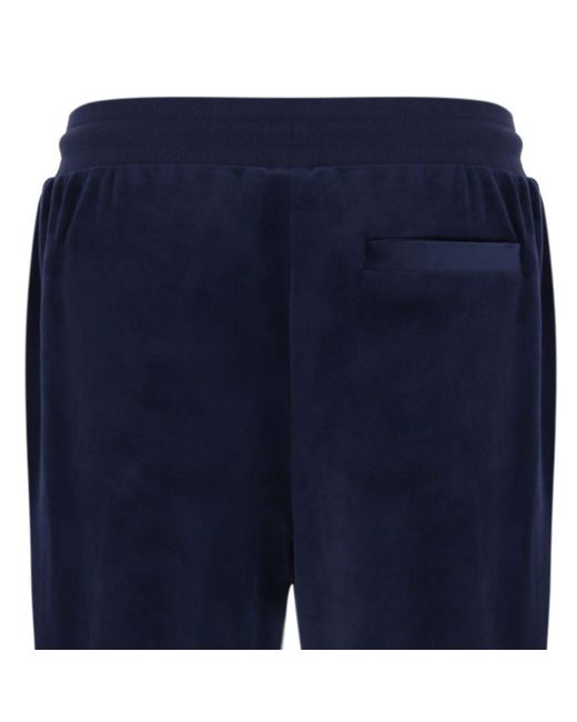 Fila Blue Velour Joggers for men