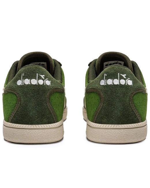 Diadora Green Trainer Suede for men