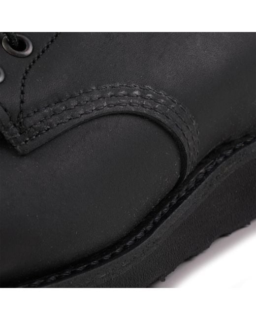 Red Wing Black Classic Moc Toe Boots for men