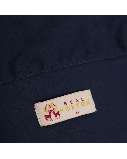 real hoxton Blue M-65 Field Jacket for men