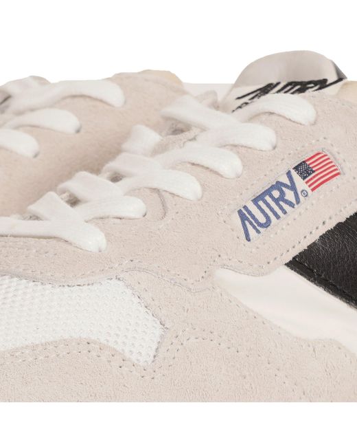 Autry White Reelwind Low Sneakers for men