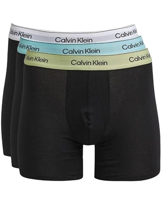Calvin Klein Green 3 Pack Boxer Briefs for men