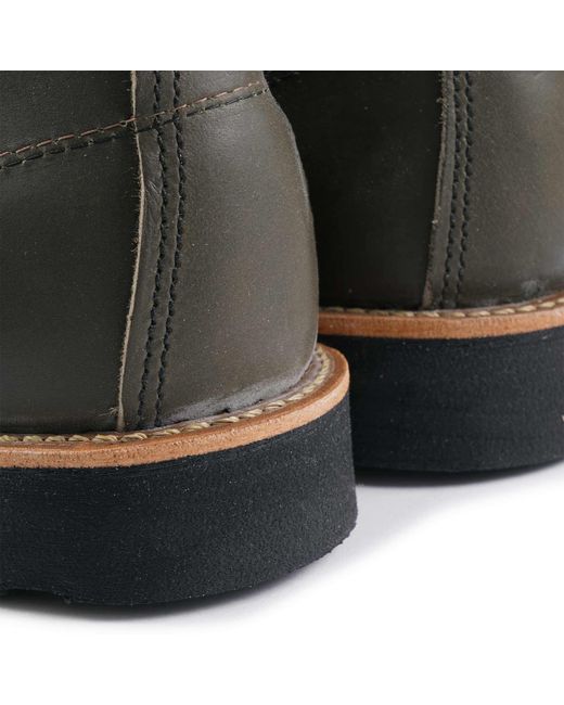 Red Wing Black Classic Moc Toe Boots for men