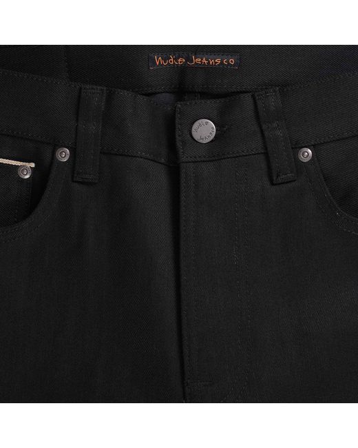 Nudie Jeans Blue Lean Dean Dry Selvage Jeans for men