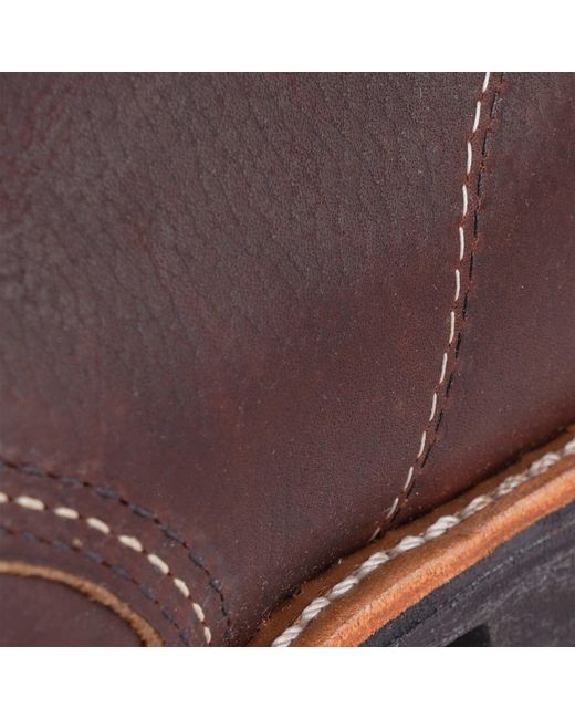 Red Wing Brown Roughneck Moc Toe Work Boots for men