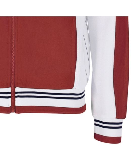 Fila Red Settanta Baseball Track Top for men