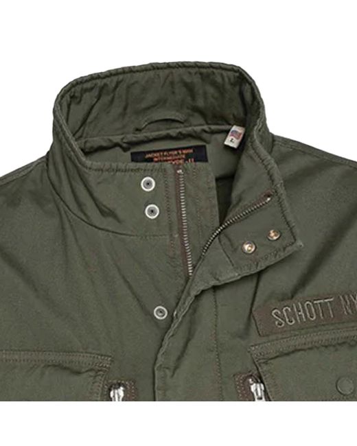 Schott Nyc Green M1941X Field Jacket for men