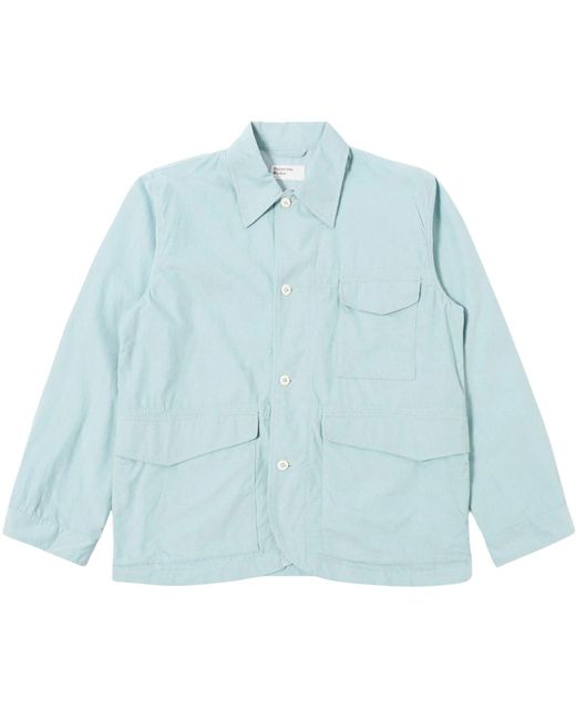 Universal Works Blue Fine Cord Duty Jacket for men