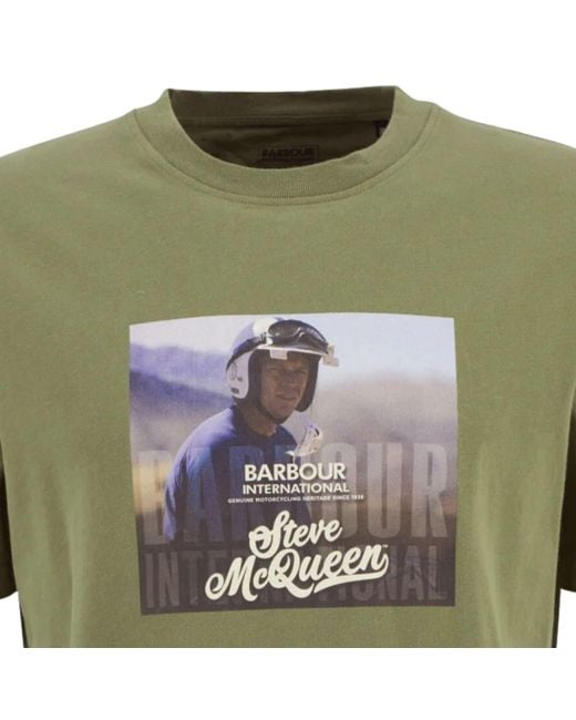 Barbour Green Walde T-Shirt for men