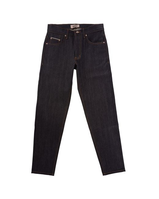 Naked & Famous Black Easy Guy Left Hand Twill Selvedge for men