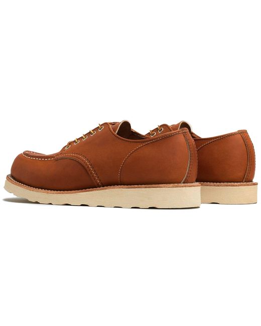 Red Wing Brown Moc Toe Oxford for men