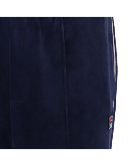 Fila Blue Velour Joggers for men