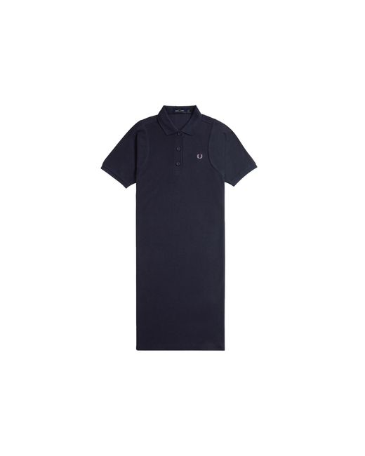 Fred Perry Blue Crepe Dress