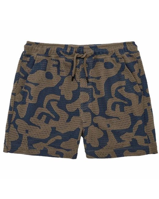 Oas Gray Puzzlotec Net Shorts for men