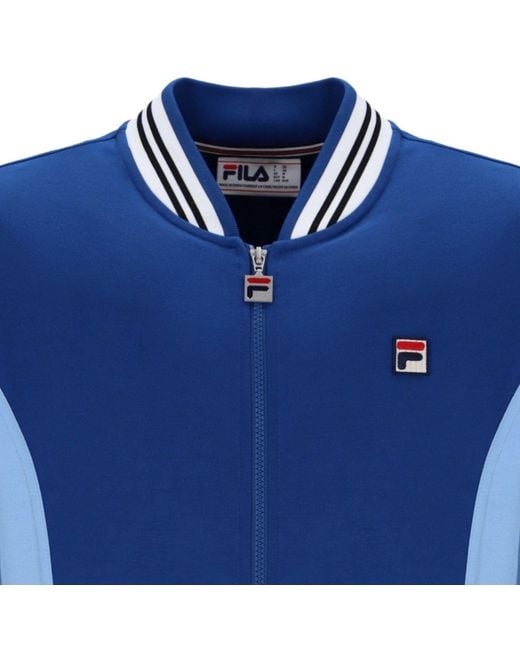 Fila Blue Settanta Baseball Track Jacket for men