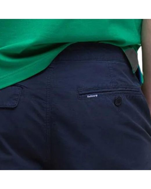 Barbour Blue Ripstop Cargo Shorts for men