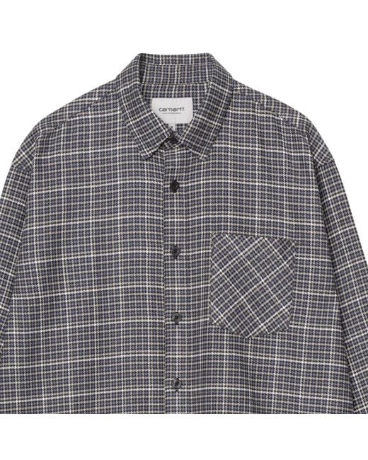 Carhartt Gray Long Sleeve Todrick Shirt for men