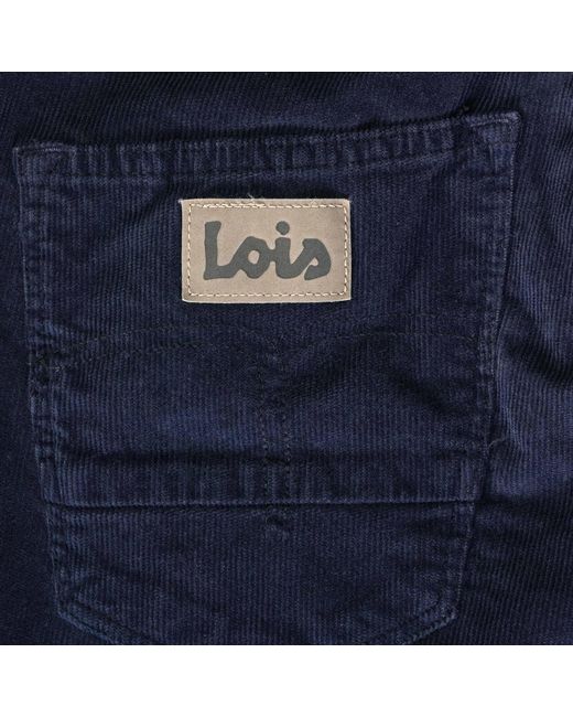 Lois Blue Sierra Thin Cord Trousers for men
