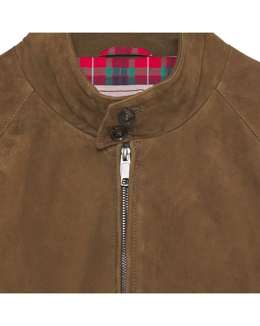 Baracuta Brown G9 Suede for men