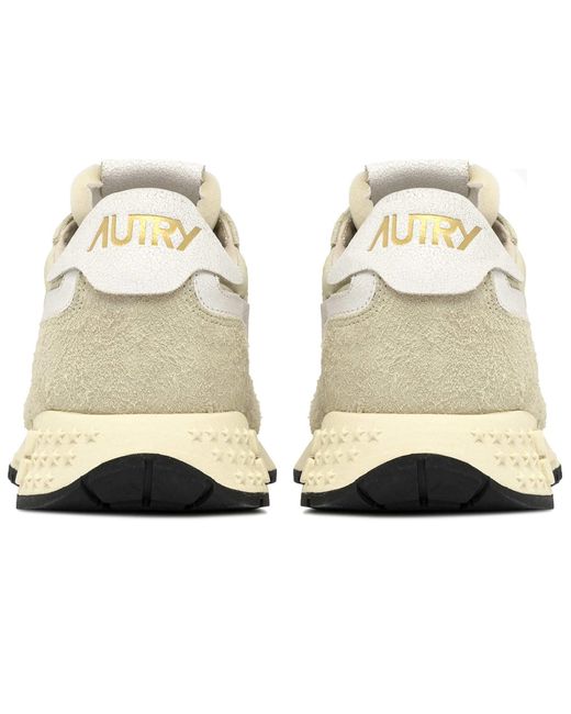 Autry White Reelwind Low Nylon Sneaker for men