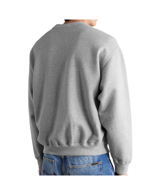 Orslow Gray Sweatshirt for men