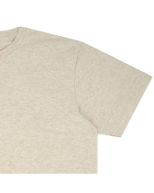 Velva Sheen Natural Short Sleeve Crew Neck T-Shirt for men