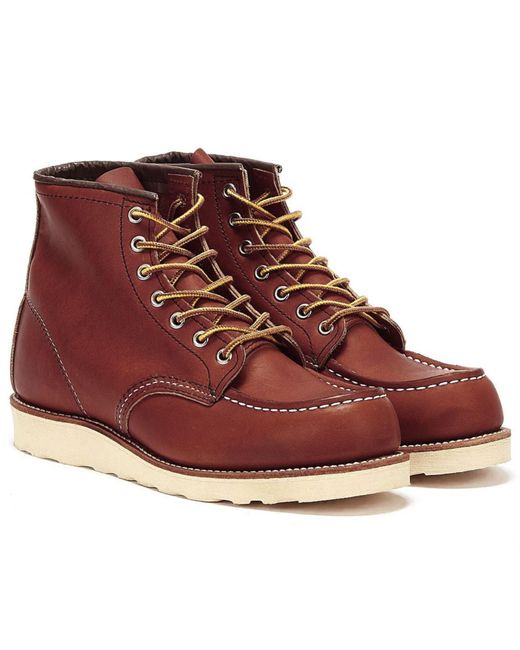 Red Wing Red Classic Moc Toe Boot for men