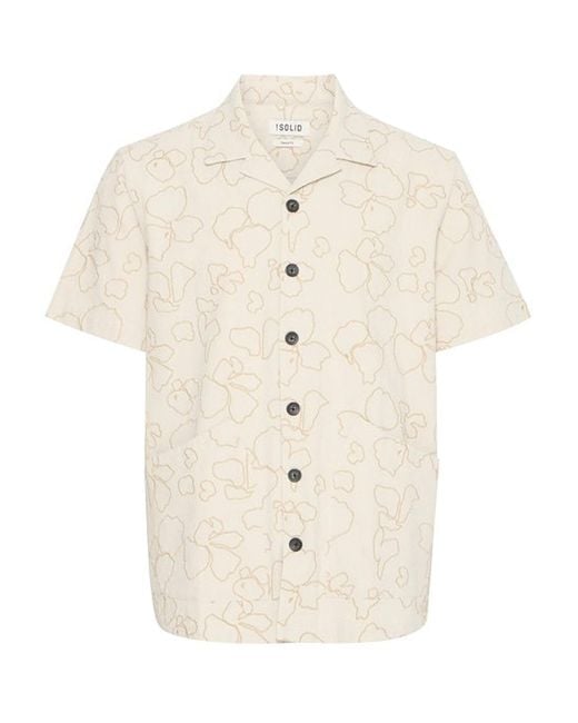 Solid Natural Pace Shirt for men