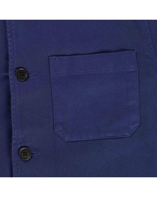 Nudie Jeans Blue Barney Worker Jacket for men