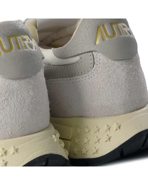 Autry White Reelwind Low Sneaker for men