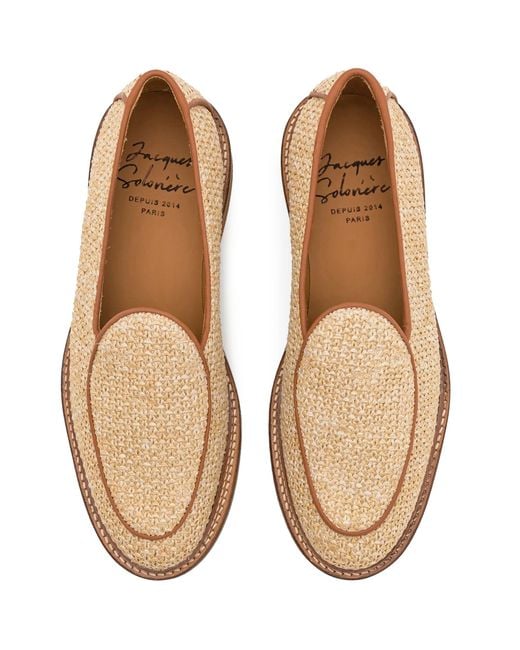 Jacques Soloviere Natural Lex Raffia for men