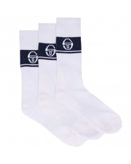 Sergio Tacchini White Koos Socks for men