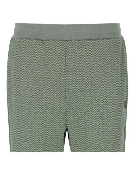 Fila Green Edward Herringbone Pant for men