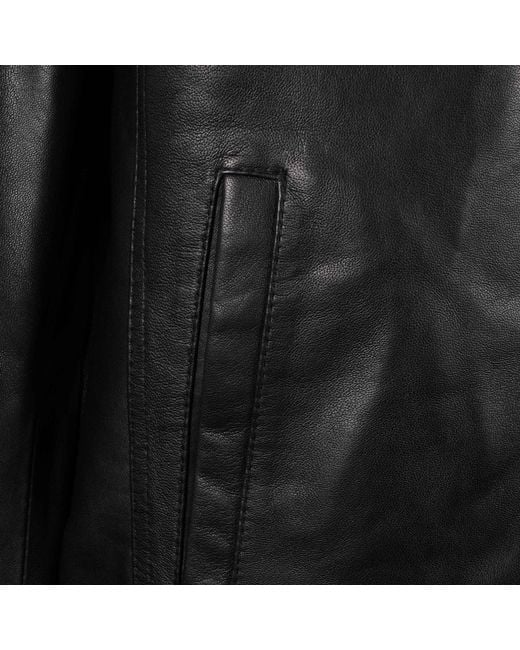 real hoxton Black Ryan Bomber Jacket for men